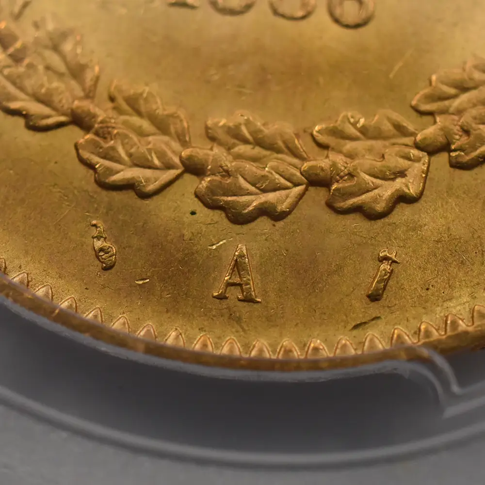 アンティークコイン12：4929 フランス 1886A エンジェル 100フラン金貨 PCGS MS63